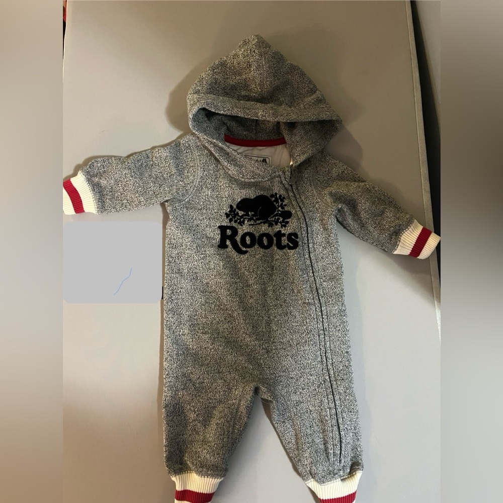 Roots Heather Gray Kids Footie